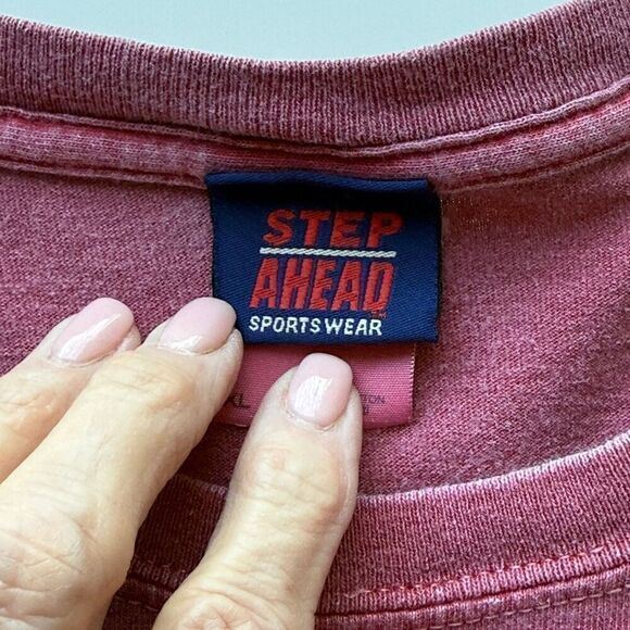 Step Ahead NCAA World Series Fresno State Beat Georgia Bulldogs Tee Burgundy XL - Picture 4 of 8